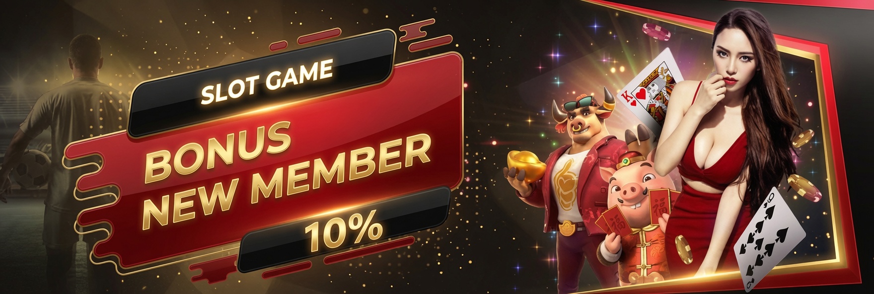 BONUS NEW MEMBER SLOT 10%